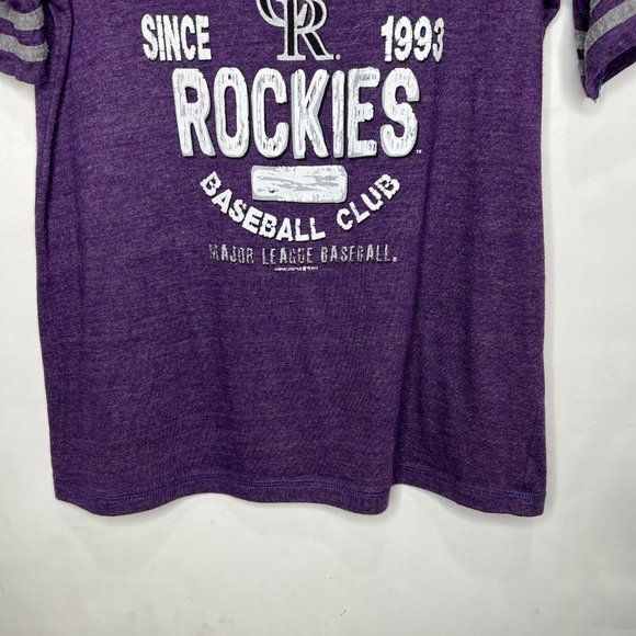 Genuine Merchandise by Campus Life Woman’s Shirt sz Lg Colorado Rockies Baseball - Picture 4 of 9